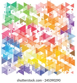 Abstract triangle mosaic. Background design for poster, flyer, cover, brochure.