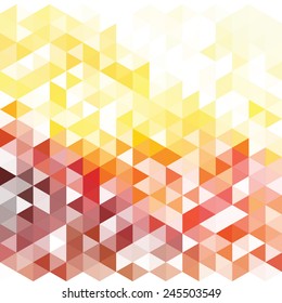 Abstract triangle mosaic. Background design for poster, flyer, cover, brochure.
