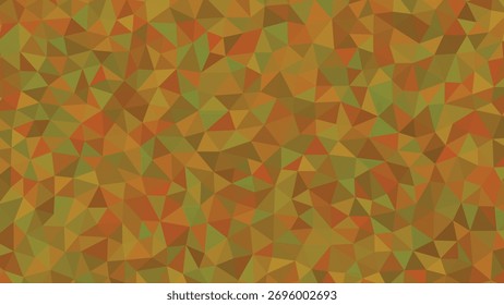 Fundo de mosaico de triângulo abstrato com tons terra para texturas