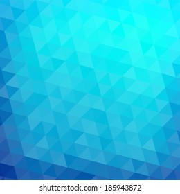 Abstract triangle mosaic gradient colorful background