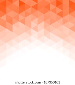 Abstract triangle mosaic gradient colorful background