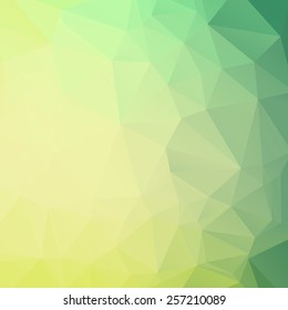 Abstract triangle mosaic gradient colorful background
