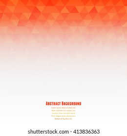 Abstract triangle mosaic gradient colorful background.