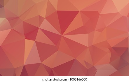 Abstract Triangle mosaic low polygonal abstract background. Vector illustration. Colorful polygon gradient futuristic horizontal pattern.