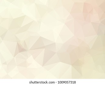 Abstract Triangle mosaic low polygonal minimal/pastel background. Gray White Polygonal Background, Creative Design Templates