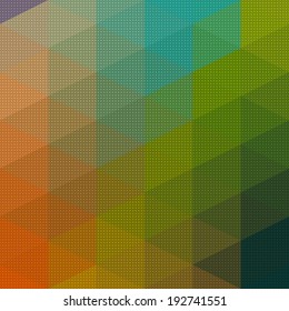 Abstract Triangle Mosaic Pattern