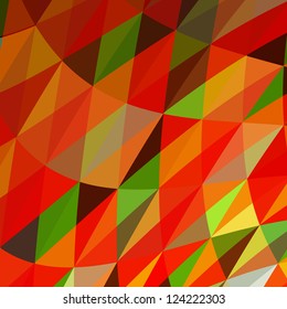 Abstract Triangle Mosaic Vector Background