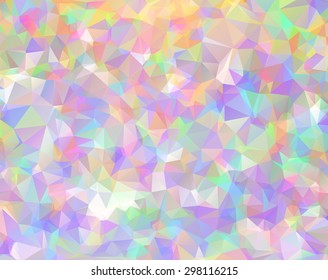 Abstract triangle multicolored texture background