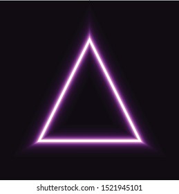 
Abstract triangle neon figure for banner. EPS 10