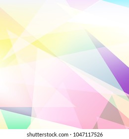 Abstract triangle on background