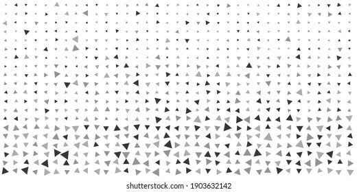 Abstract triangle on white background. Modern background for business or technology presentation. Vector illustration