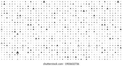 Triángulo abstracto sobre fondo blanco. Antecedentes modernos para presentación de negocios o tecnología. Ilustración del vector