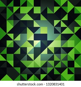 Abstract triangle pattern background advertising banner template