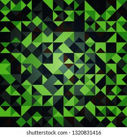 Abstract triangle pattern background advertising banner template