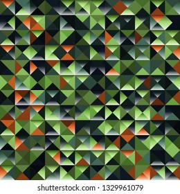 Abstract triangle pattern background advertising banner template