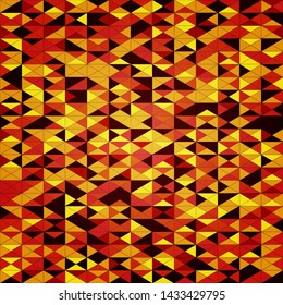 Abstract triangle pattern background advertising banner template