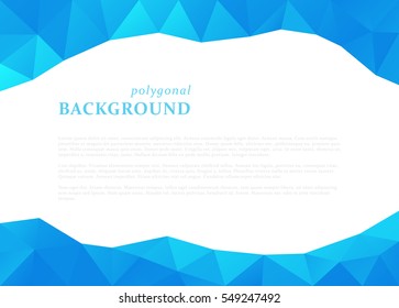 Abstract Triangle Pattern Background Advertising Banner Stock Vector ...