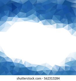 Abstract triangle pattern background advertising banner template