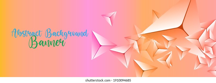abstract triangle pattern background design for banner, poster and commercial use 