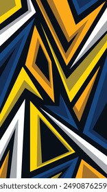 Abstract triangle pattern background. Abstract geometric wallpaper. Sublimation sports jersey fabric