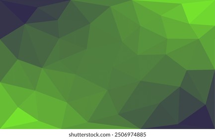 Abstract triangle pattern background texture. Geometric  polygon green and violet gradient design for wallpaper, greeting, banner, page surface, business, presentation, advertising, idea