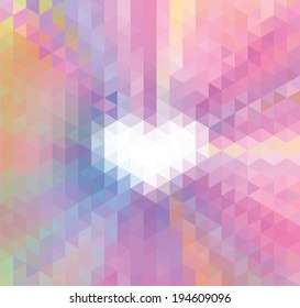 Abstract triangle pattern background vector. EPS-10 