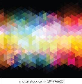 Abstract triangle pattern background vector. EPS-10 