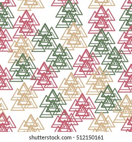 Abstract Triangle pattern. Pattern can be used for wallpaper, cover fills, web page background, surface textures. Vector linen texture.