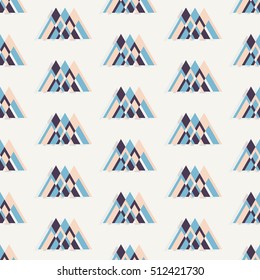 Abstract Triangle pattern. Pattern can be used for wallpaper, cover fills, web page background, surface textures. Vector linen texture.
