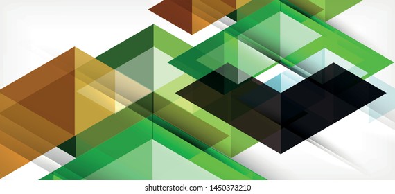 Abstract triangle pattern, colorful backdrop. Presentation template. Modern textured shape. Trendy modern style. Vector abstract geometric graphic design.