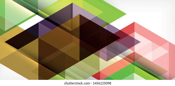 Abstract triangle pattern, colorful backdrop. Presentation template. Modern textured shape. Trendy modern style. Vector abstract geometric graphic design.