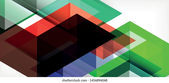 Abstract triangle pattern, colorful backdrop. Presentation template. Modern textured shape. Trendy modern style. Vector abstract geometric graphic design.