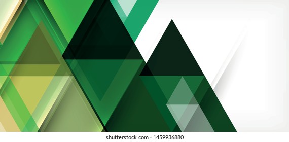 Abstract triangle pattern, colorful backdrop. Presentation template. Modern textured shape. Trendy modern style. Vector abstract geometric graphic design.