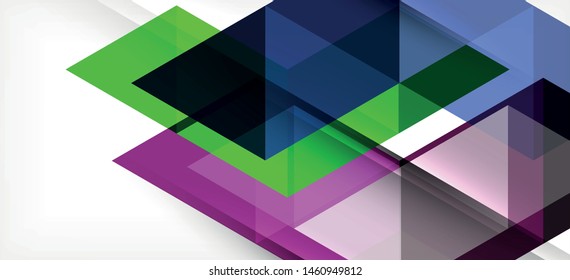 Abstract triangle pattern, colorful backdrop. Presentation template. Modern textured shape. Trendy modern style. Vector abstract geometric graphic design.