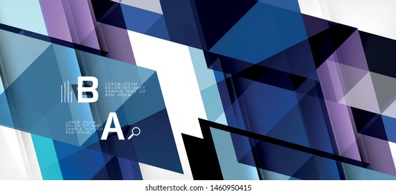 Abstract triangle pattern, colorful backdrop. Presentation template. Modern textured shape. Trendy modern style. Vector abstract geometric graphic design.