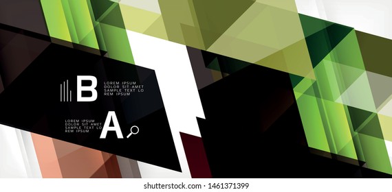 Abstract triangle pattern, colorful backdrop. Presentation template. Modern textured shape. Trendy modern style. Vector abstract geometric graphic design.