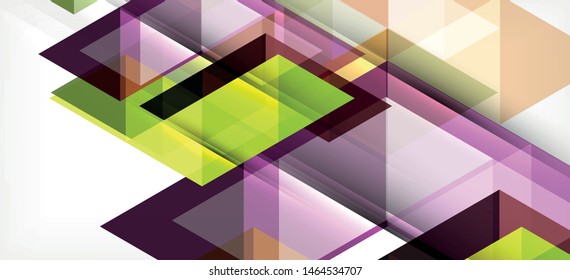 Abstract triangle pattern, colorful backdrop. Presentation template. Modern textured shape. Trendy modern style. Vector abstract geometric graphic design.