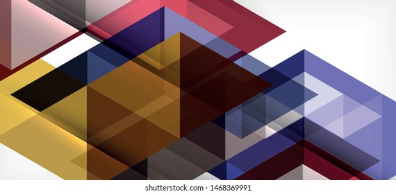 Abstract triangle pattern, colorful backdrop. Presentation template. Modern textured shape. Trendy modern style. Vector abstract geometric graphic design.