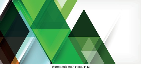 Abstract triangle pattern, colorful backdrop. Presentation template. Modern textured shape. Trendy modern style. Vector abstract geometric graphic design.