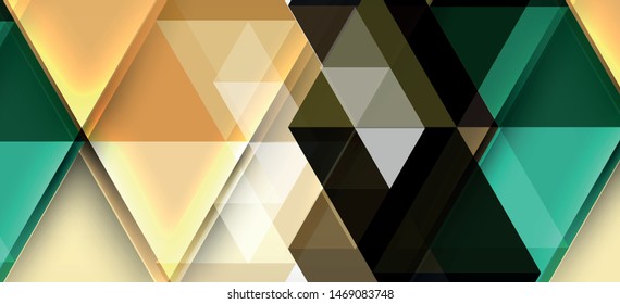 Abstract triangle pattern, colorful backdrop. Presentation template. Modern textured shape. Trendy modern style. Vector abstract geometric graphic design.