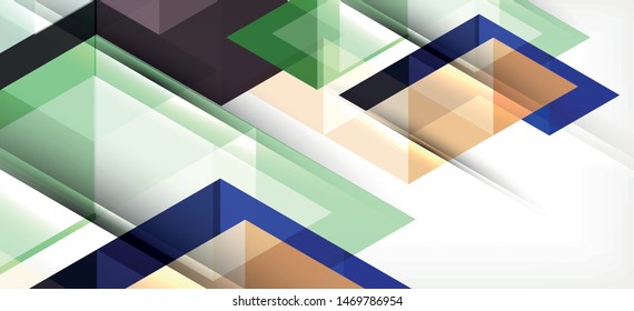 Abstract triangle pattern, colorful backdrop. Presentation template. Modern textured shape. Trendy modern style. Vector abstract geometric graphic design.