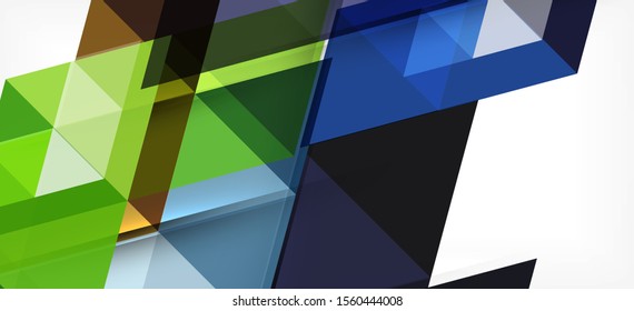Abstract triangle pattern, colorful backdrop. Presentation template. Modern textured shape. Trendy modern style. Vector abstract geometric graphic design.