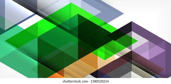 Abstract triangle pattern, colorful backdrop. Presentation template. Modern textured shape. Trendy modern style. Vector abstract geometric graphic design.