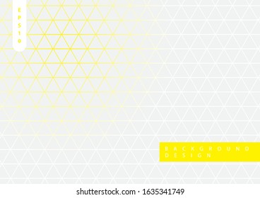 Abstract triangle pattern for design. Designs for banner template. Stylized triangle pattern with gradient gold background.