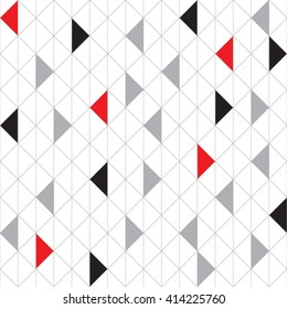 Abstract triangle pattern. Geometric background