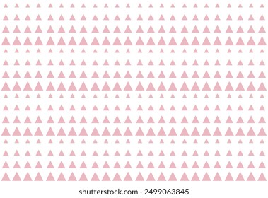 abstract triangle pattern pink isolated white background