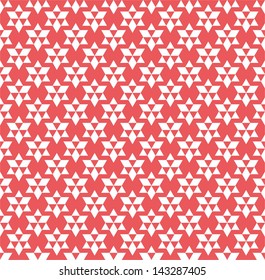 Abstract triangle pattern - red version