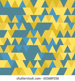 Abstract triangle pattern , seamless background , vector.
