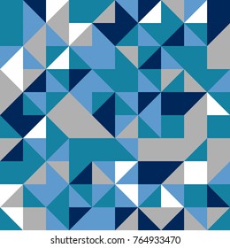 Abstract Triangle pattern , seamless background can use for design , vector.
