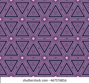 Abstract triangle pattern. Seamless. Vector. Geometry shape. For design, wallpaper, presentation